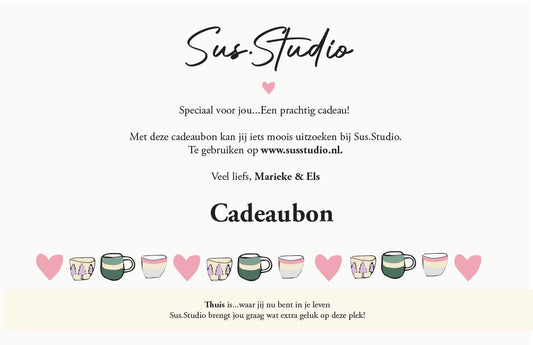 Sus.Studio 🤍 cadeaubon